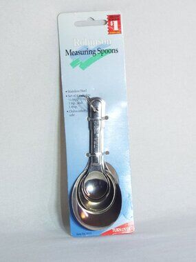 Measuring Spoons by Robinson Knife Company Stainless Steel Vintage 2000